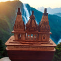 SriMaa Ventures Premium Kashi Vishwanath Mandir Model || Kashi Vishwanath Temple in Wood for Home Temple Decoration