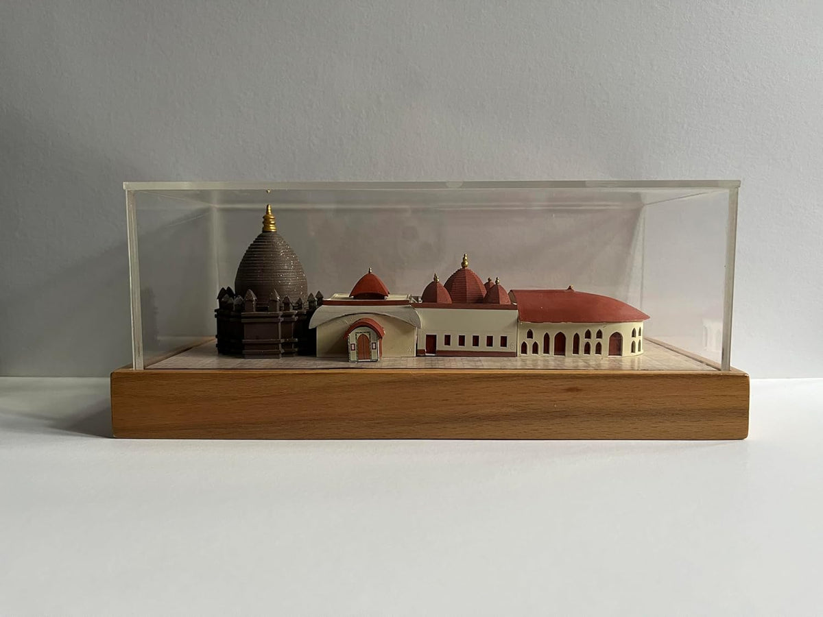 Depict Solutions 3D Miniature Kamakhya Temple Model, Hindu Architecture, Religious Gift for Kids and Adults