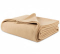 STARNSTYLE 300 TC All Season Solid/Plain Lightweight Polar Fleece Single Bed Blanket (152 x 230 cm) Gold Blanket SingleIV5 Kafalo