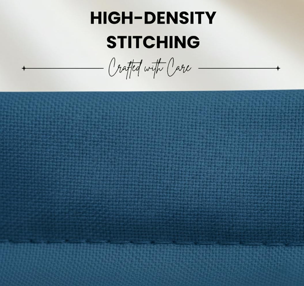 BSB Homes® Luxury Cotton Solid Flanged Pillow Covers | Ultrasoft Breathable Flap Closure | Pack of 2 Pillow Covers King Size (Teal Blue, 18 x 28 Inches)