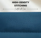 BSB Homes® Luxury Cotton Solid Flanged Pillow Covers | Ultrasoft Breathable Flap Closure | Pack of 2 Pillow Covers King Size (Teal Blue, 18 x 28 Inches)