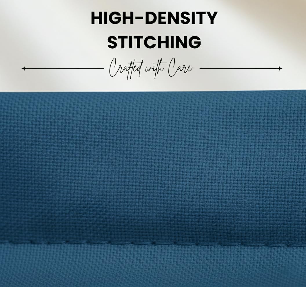 BSB Homes® Luxury Cotton Solid Flanged Pillow Covers | Ultrasoft Breathable Flap Closure | Pack of 2 Pillow Covers King Size (Teal Blue, 18 x 28 Inches)