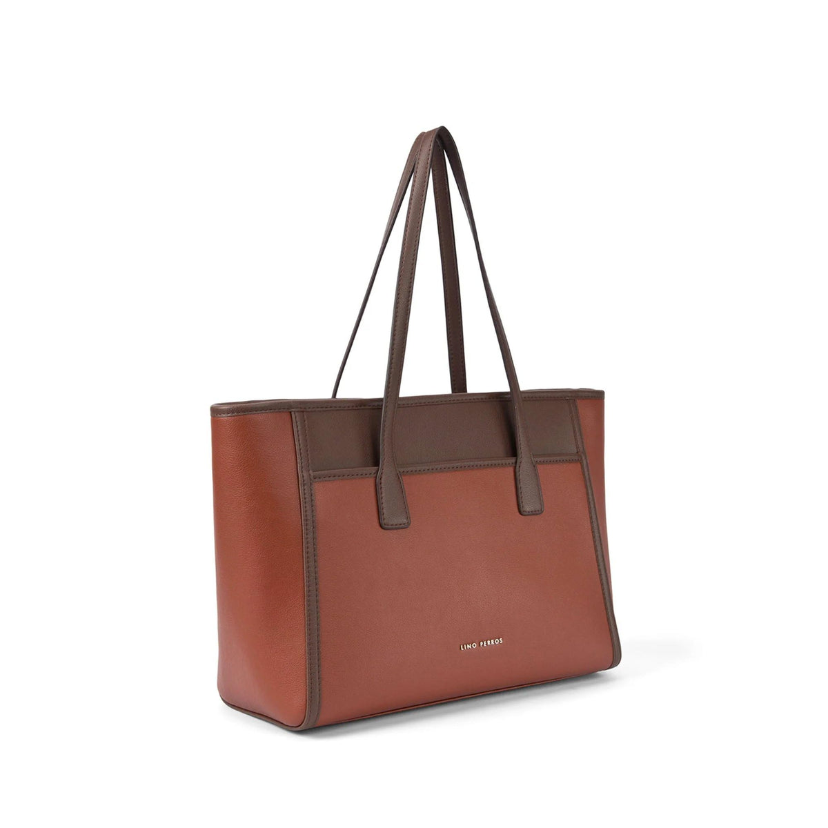 Lino Perros Monroe Dual Colour Tan Tote Bag