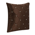 JDX Attractive Cushion Cover Set for Living Room and Sofa, 8047_Brown