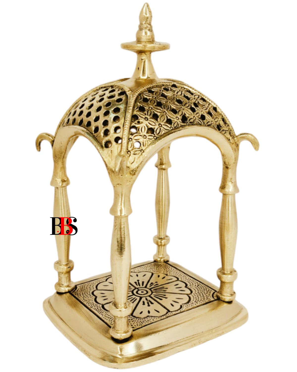 B.B.S BRASS BRAND STATUES Temple Brass Pooja Mandir, Brass Mandir Pooja Temple, Religious Office Showpieces, Home Living Decoration