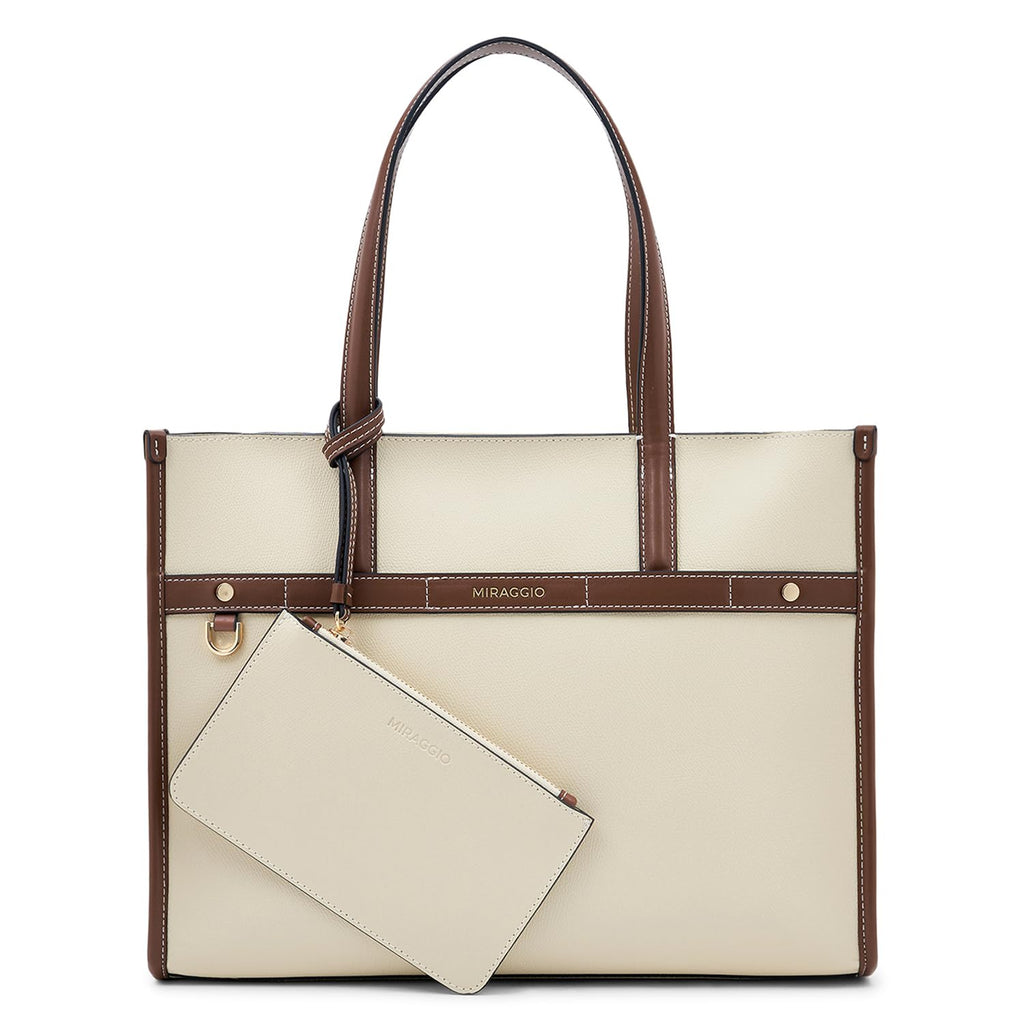 Miraggio Marcy 14 Tote Bag With Pouch