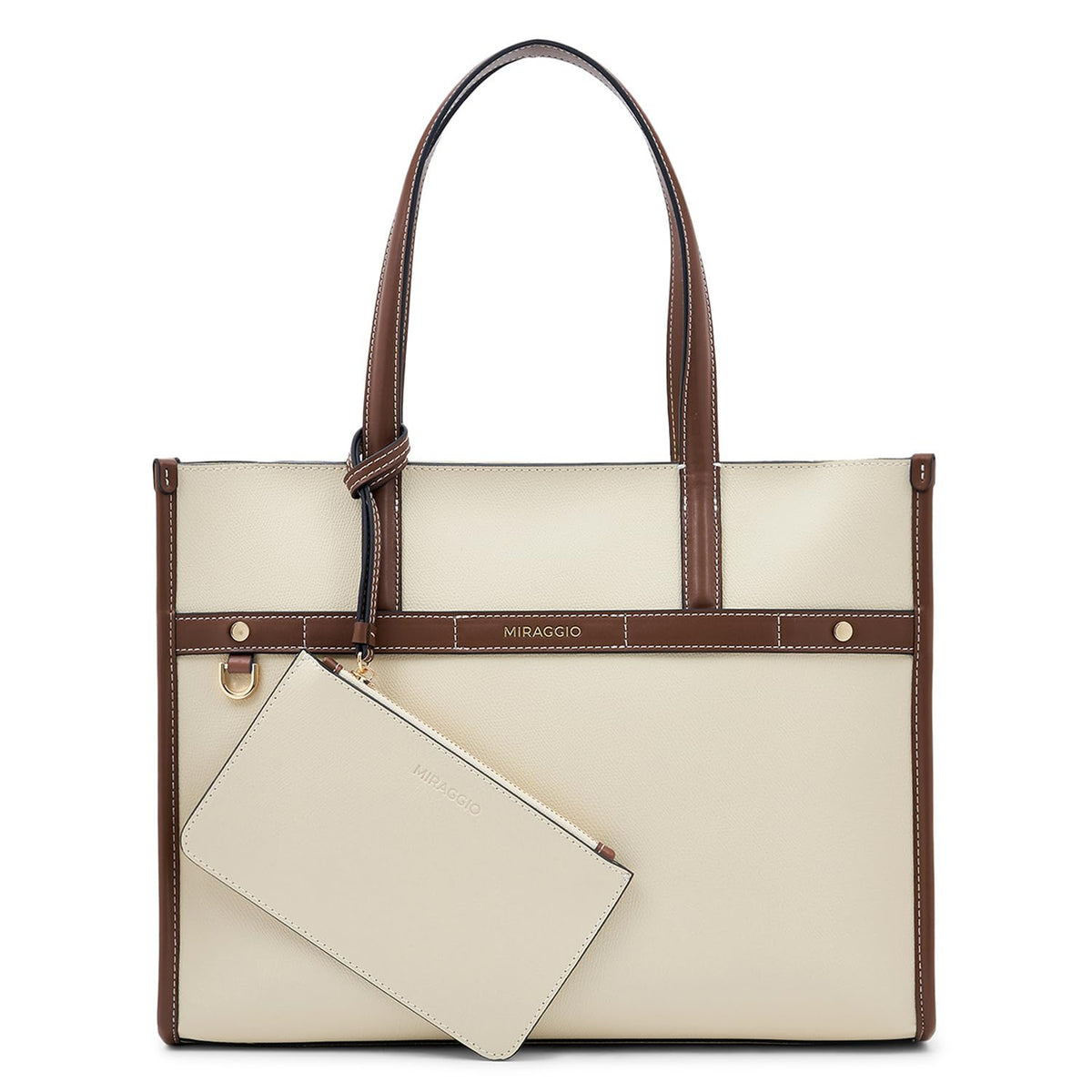 Miraggio Marcy 14 Tote Bag With Pouch