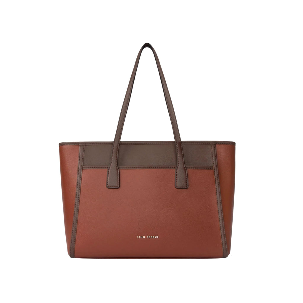 Lino Perros Monroe Dual Colour Tan Tote Bag
