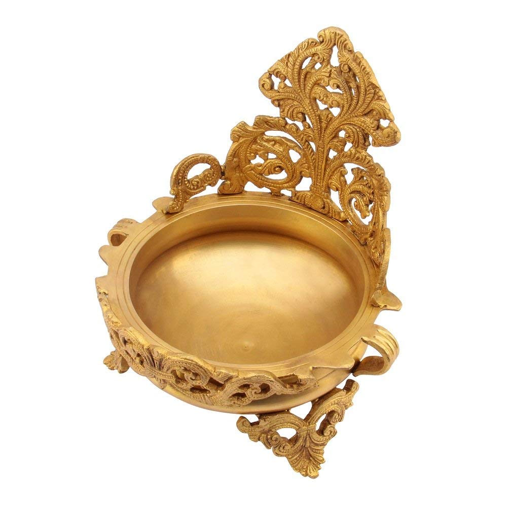 Artvarko Premium Brass Urli Decorative Bowl | Traditional Handcrafted Centerpiece for Home Décor, Floating Flower Arrangement, Diwali Decoration & Housewarming Gift