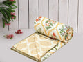 DecorativeDreams Pure Cotton 3 Layer Reversible Dohar for Single Bed 60 x 90 Inch | Lightweight AC Blanket | Soft Breathable Summer Dohar | Washable All Season Cotton Blanket Kafalo