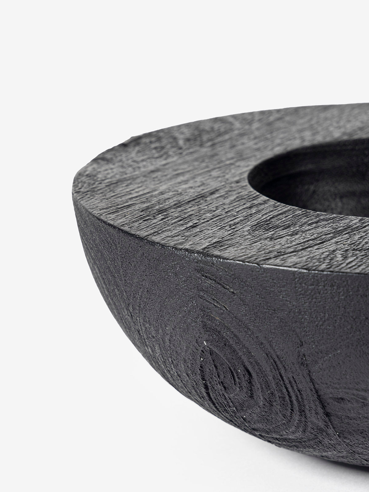 Lorena Carved Wood Bowl Contrast Living