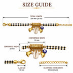 Panchmasi Rakhi Pregnancy Protection Bracelet with Evil Eye & Cowrie Shell