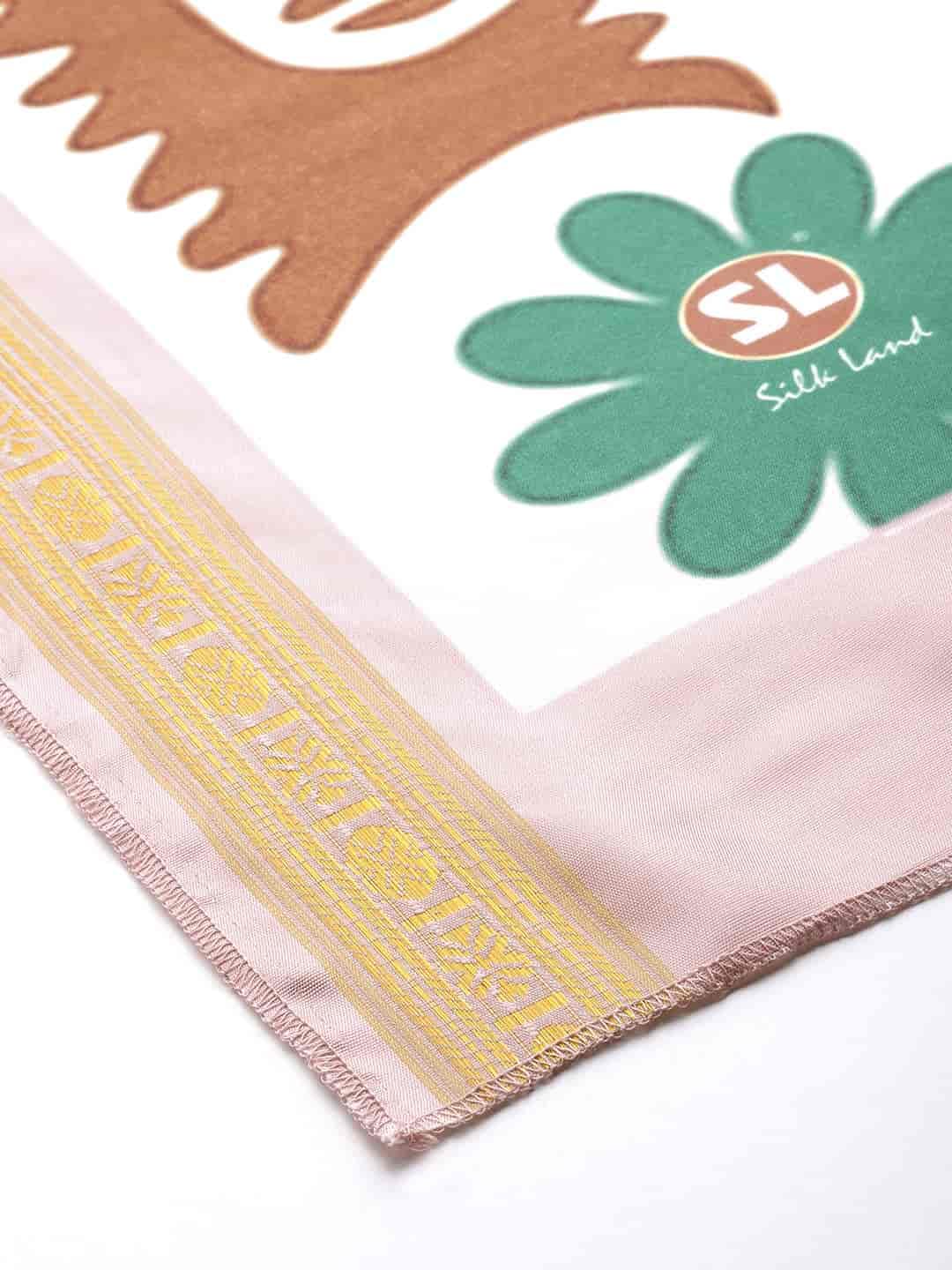 SILK LAND Women's Digital Printed Scarfs