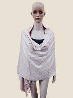 Rastogi Handicraft Large Pashmina Shawls & Wraps for Women Extra Soft Cashmere Feel Throw Womens Size 83 X 30 Inches, Grey Shawl, 83 X 30
