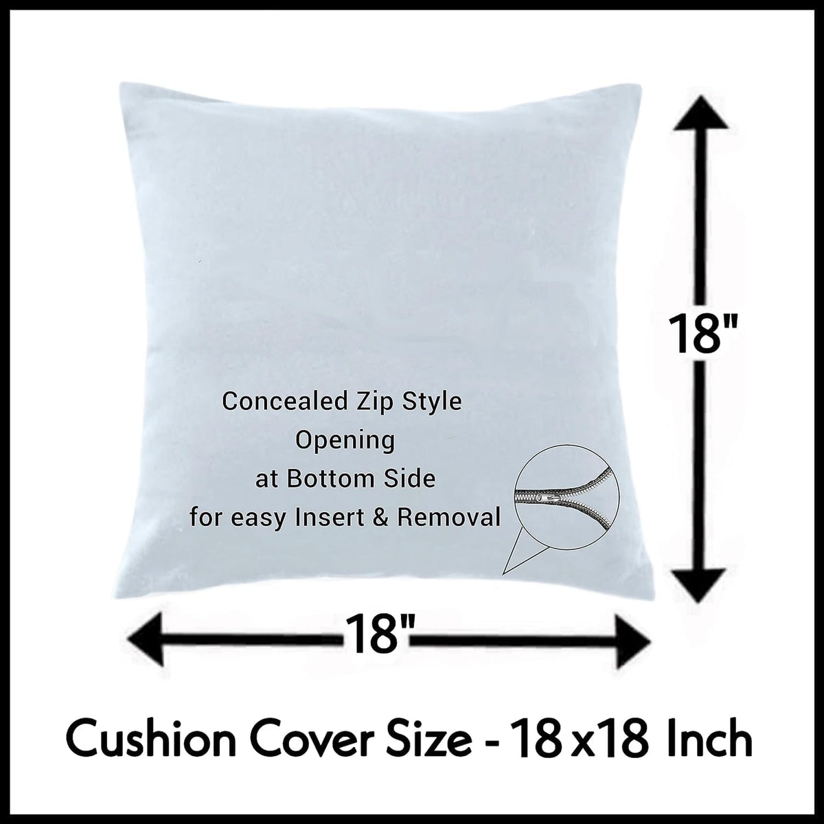 Trance Home Linen Set of 5 Premium 100% Cotton 18x18 inch Cushion Covers Only for Sofa and Diwan | Throw Pillow/Small Cushion Pillow Covers Only (18x18 inch | 45cmx45cm, Calicut White Green)