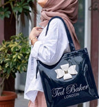 SEA MOUNT Ted Baker London Multipurpose Tote Bag with Signature Bow Detail – Spacious Travel Carryall, Everyday Shopping Organiser, Durable Shoulder Handbag for Work, Office, Travel & Daily Essentials