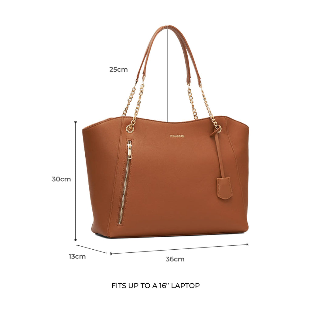 Miraggio Dakota 16 Tote Bag For Women Office Use | Rakhi Gift For Sister