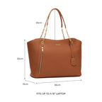 Miraggio Dakota 16 Tote Bag For Women Office Use | Rakhi Gift For Sister
