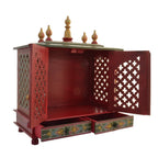 Kamdhenu Art and Craft Wooden Temple/Home Temple/Pooja Mandir/Pooja Mandap/Temple (1)