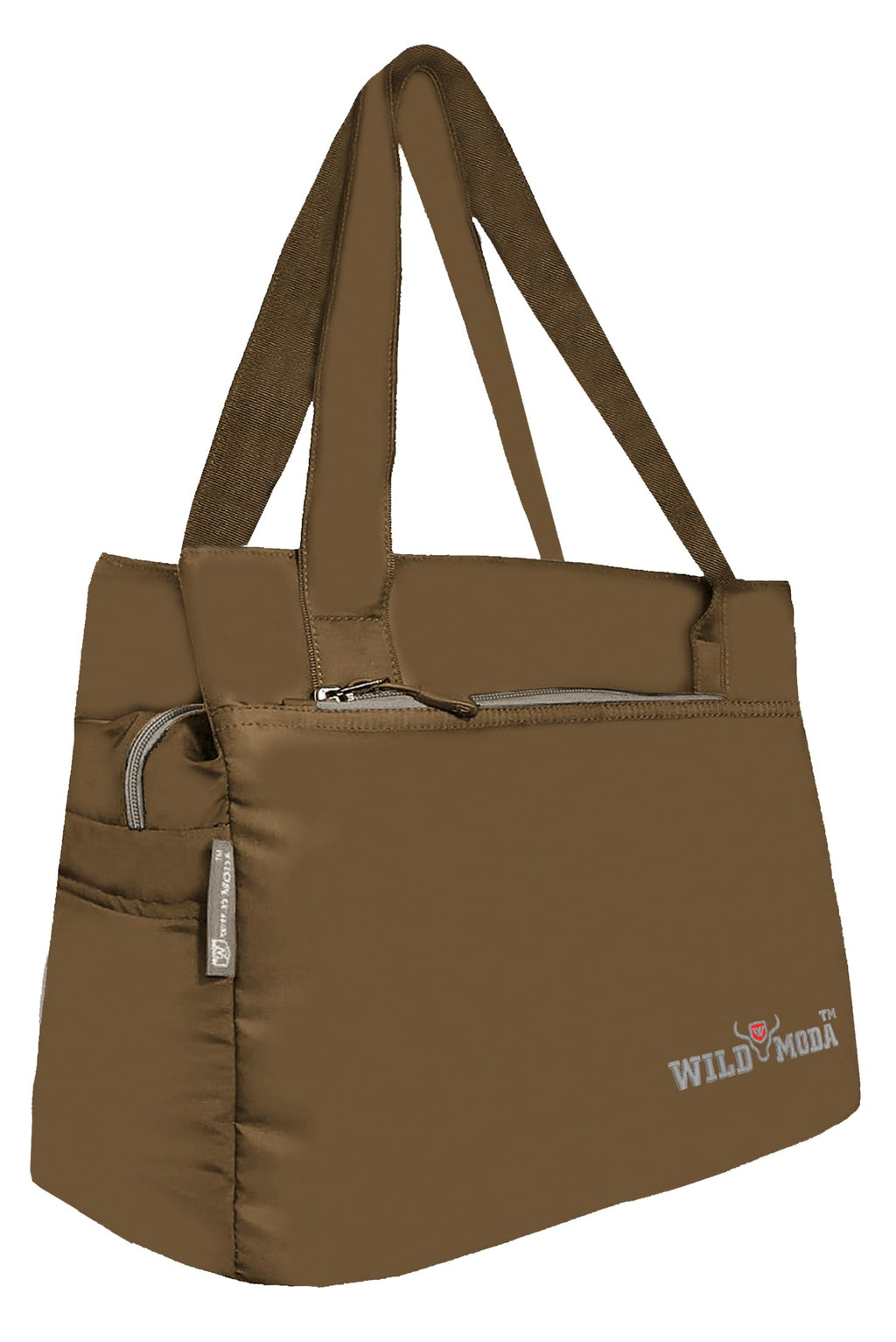 WILD MODA Women Womania Shoulder And Tote Bag For Ladies (Beige)