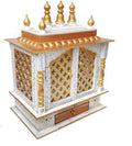Kamdhenu art and craft Wood Home Temple (45 x 30 x 60 cm, Multicolour)