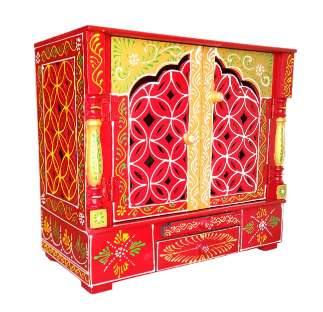 Kamdhenu Art and Craft Wooden Temple/Home Temple/Pooja Mandir/Pooja Mandap/Temple