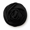 Leaf & FEATHER™ Chiffon Georgette Hijab Scarf for Women | 170 x 70 cm | Lightweight & Breathable Shawl | Daily Wear & Occasion (Black)