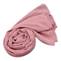Premium Rhinestone Hijab | Korean Georgette | 70 x 30 Inch | Sparkle Scarf for Women | Soft & Lightweight Fabric (ROSE PINK)