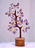 DVISHA Amethyst Feng Shui Money Tree Healing Crystals - Chakra Tree of Life - Amethyst Crystal Tree - Gemstone Tree Crystal Decor - Spiritual Gifts - Crystal Gift