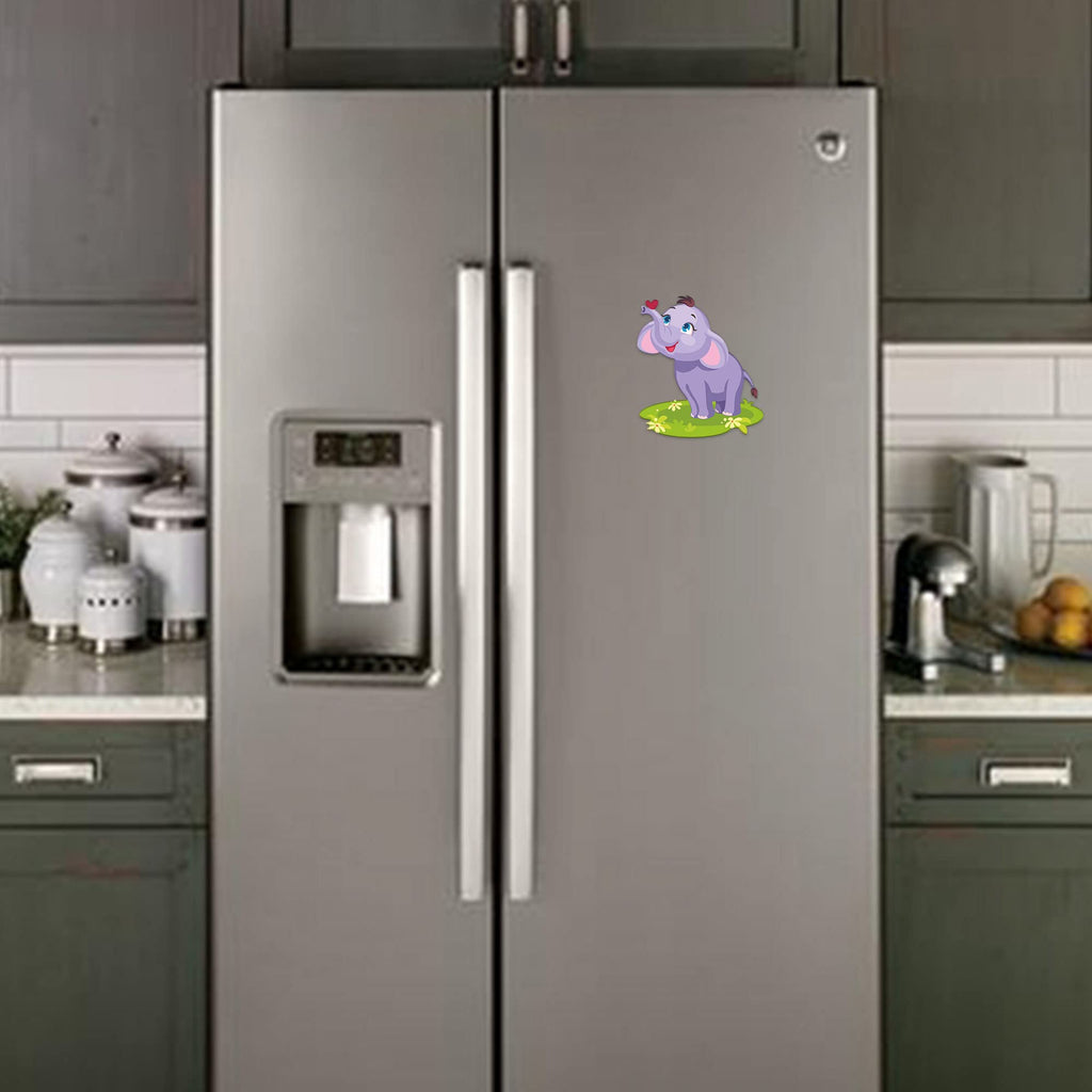Artvibes Fridge Magnet Cute Jumbo Elephant Decorative Magnet for Refrigerator|Almirah|Washing Machine(RM_7016)