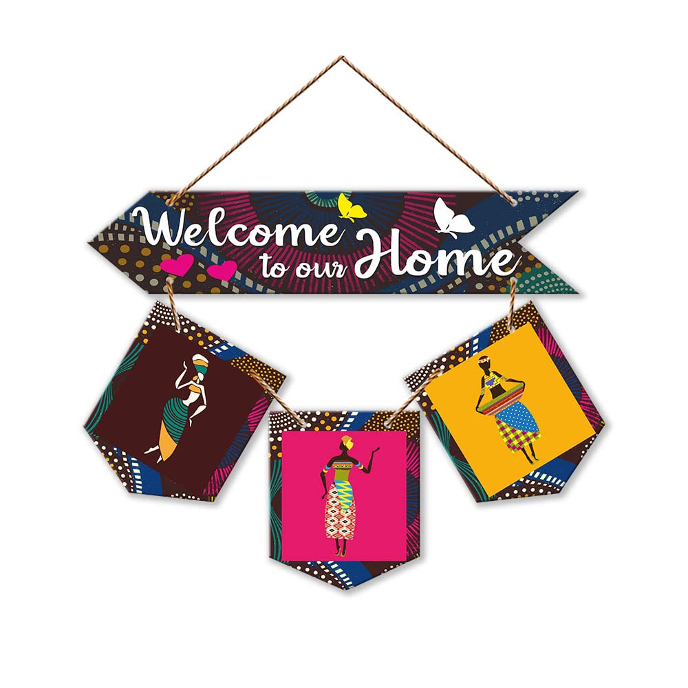 Artvibes Wall Hanging Home Decorative Wall Art for Living room | Bedroom | Gifts | Wall Hanger for Decoration | Modern Decor | Artwork | Wall Sculpture | Signs & PlaquesArt Print (WH_6410NR)