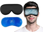 Boldhealth Premium Cooling Gel Eye Mask with Beads for Sleeping, Ice Pad Relief for Men & Women, Blue