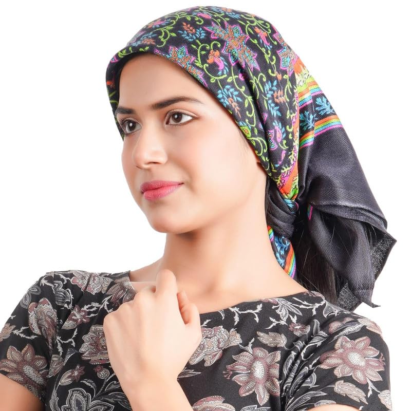 MIKONIKO Wool Women's Cold Weather Scarves & Wraps_Pack Of 1_Black