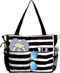 hirTa Roof Tote Bag for Teacher Women Office Girls Work Multipurpose Handbag Zipper Pocket Travel Grocery Beach Hobo Bag Waterproof Sandproof Lightweight Pool Bag(Bolt Black)