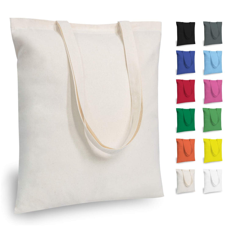 Miramar Pack Economical Cotton Tote Bag, Lightweight Medium Reusable Grocery Shopping Cloth Bags, Suitable for DIY, Advertising, Promotion, Gift, Activity