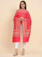 Pashmoda Women Zarif Woven Design Jamawar Shawl (Size 101X203 CM)
