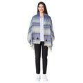 Huevess Kashmiri Winter Woolen Stole for Women (Blue)