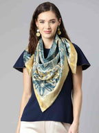 SILK LAND Women's Digital Printed Scarfs