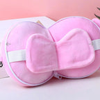 TOWINO® Eye Mask for Sleeping Super Soft & Smooth And Fully Adjustable To All Size Heads - Super Soft & Comfortable for Women and Men, Blindfold for Travelling, Night Sleeping,Nap Suitable for All Family Members Made In India (Black)