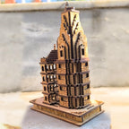 Handcrafted Wooden Dwarkadhish Temples for Home Pooja Room, Cardboard Home Decor Showpiece