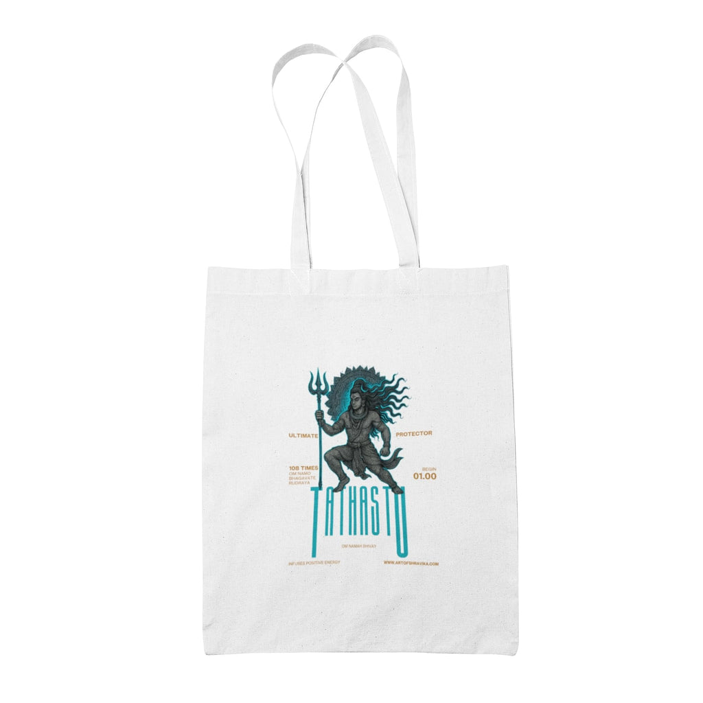 Art of Shravika Tote-Bag with Mythical Warrior Design | Durable Cotton Canvas | Eco-Friendly Shopping & Daily Carry