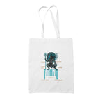 Art of Shravika Tote-Bag with Mythical Warrior Design | Durable Cotton Canvas | Eco-Friendly Shopping & Daily Carry