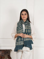 RAI SAHAB Printed Cotton Women Scarf, Stole, Fancy Scarf(ST-124GRN10)