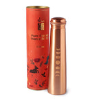 Isha Life Sleek Mystic Moon Copper Bottle I 750ml