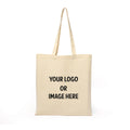 SIGN EVER Customized Tote Bag with Photo For Women College Girl Office use - Reusable Cotton Canvas Bag with 2 Pockets -Lightweight & Durable