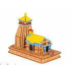 HaridwarDivine Wooden Built Miniature Kedarnath ji Temple Small | Hand Crafted Wooden Temple