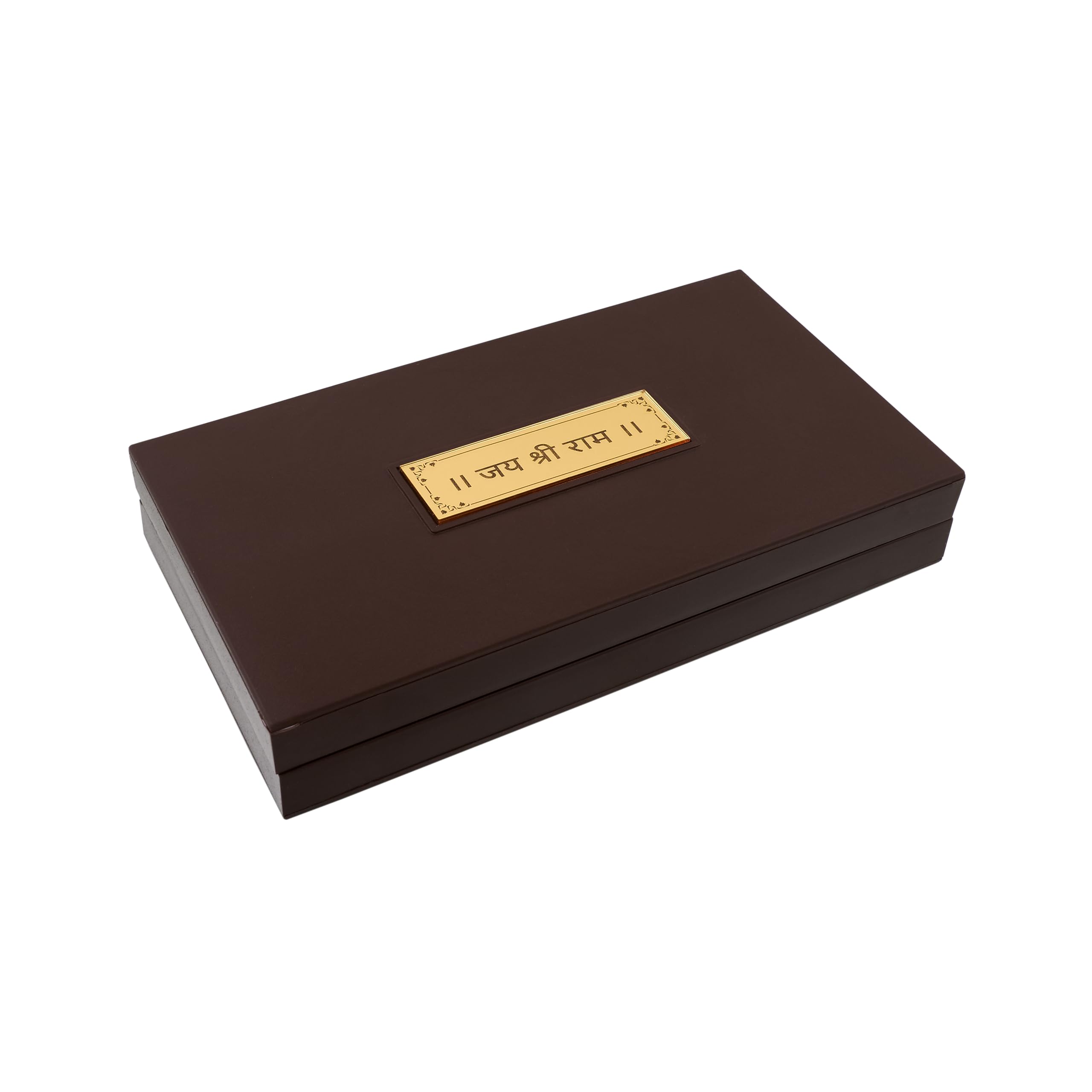 JSK Arts™ 24K Gold Coated Balaji Pocket Temple Wooden Pooja Box | Lord Venkateshwara Swamy Photo Frame Travel Mandir for Home | Vastu Wealth Prosperity Spiritual Gift for Diwali & Return Gift