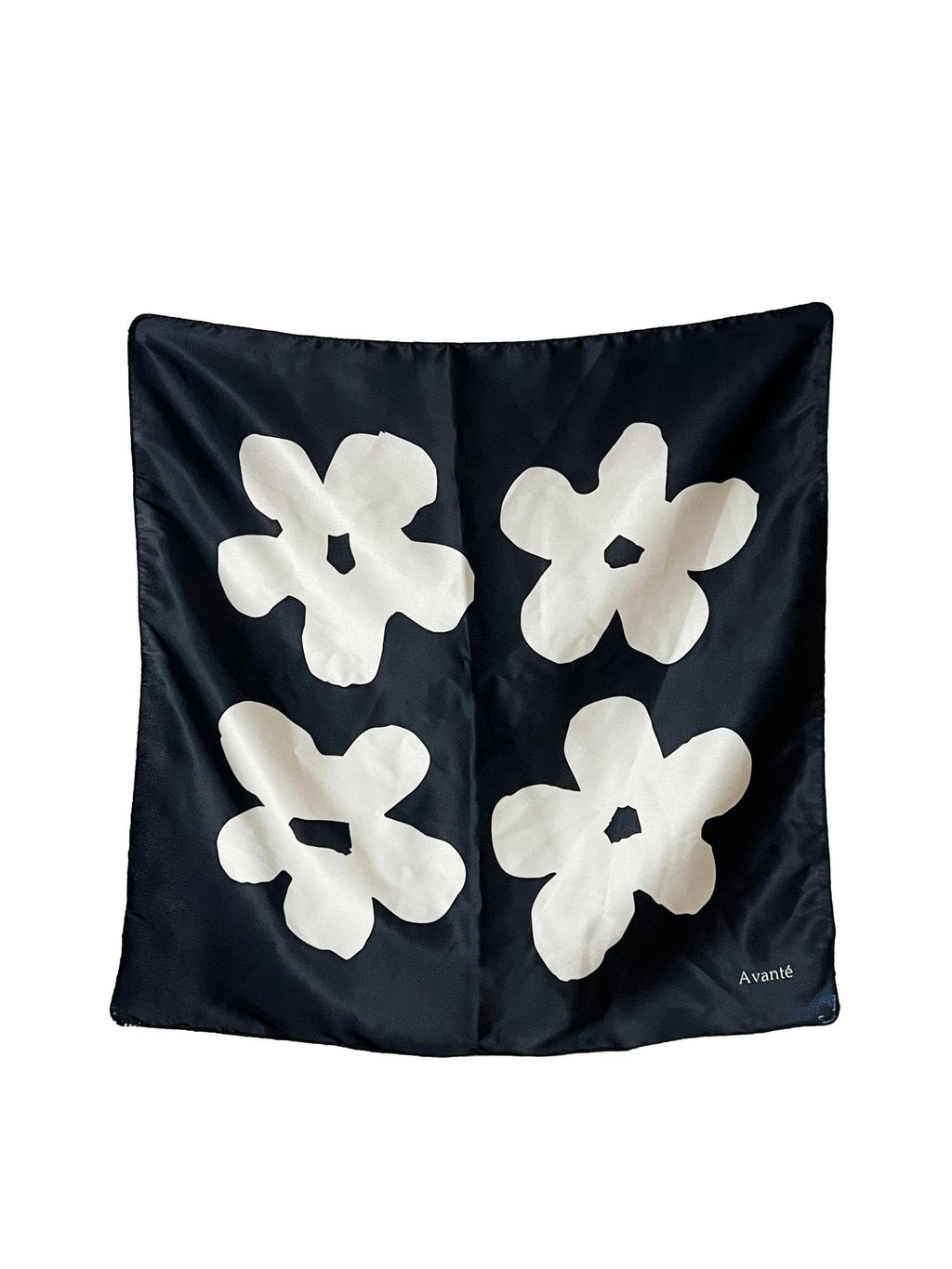 NK Textiles Women's Floral Geometric Drawing Printed Square New York Style Satin Head Scarf - Neck Scarf (22x22) (3-Piece Set)