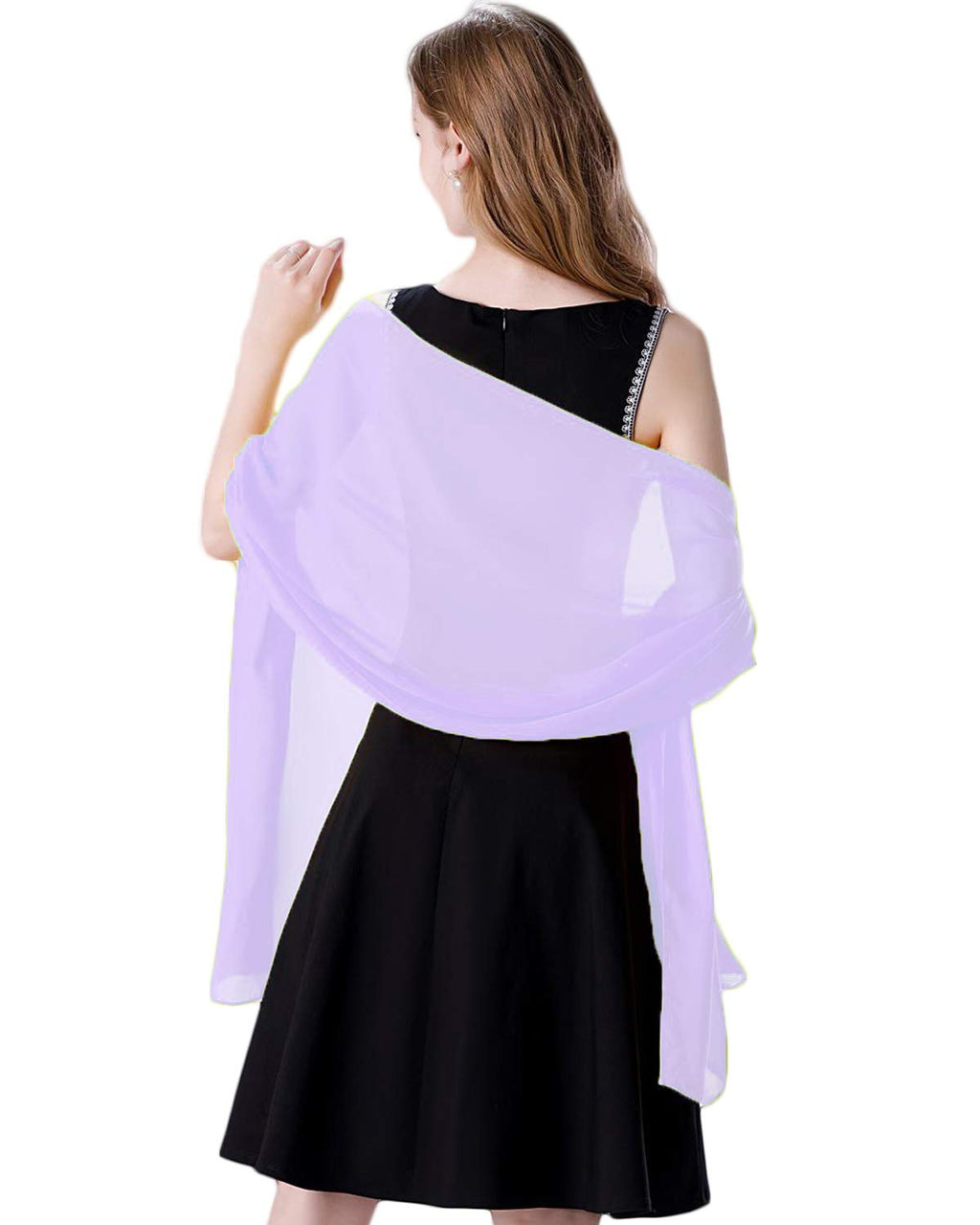 Soft Chiffon Scarve Shawls Wraps for Dresses Women Accessories