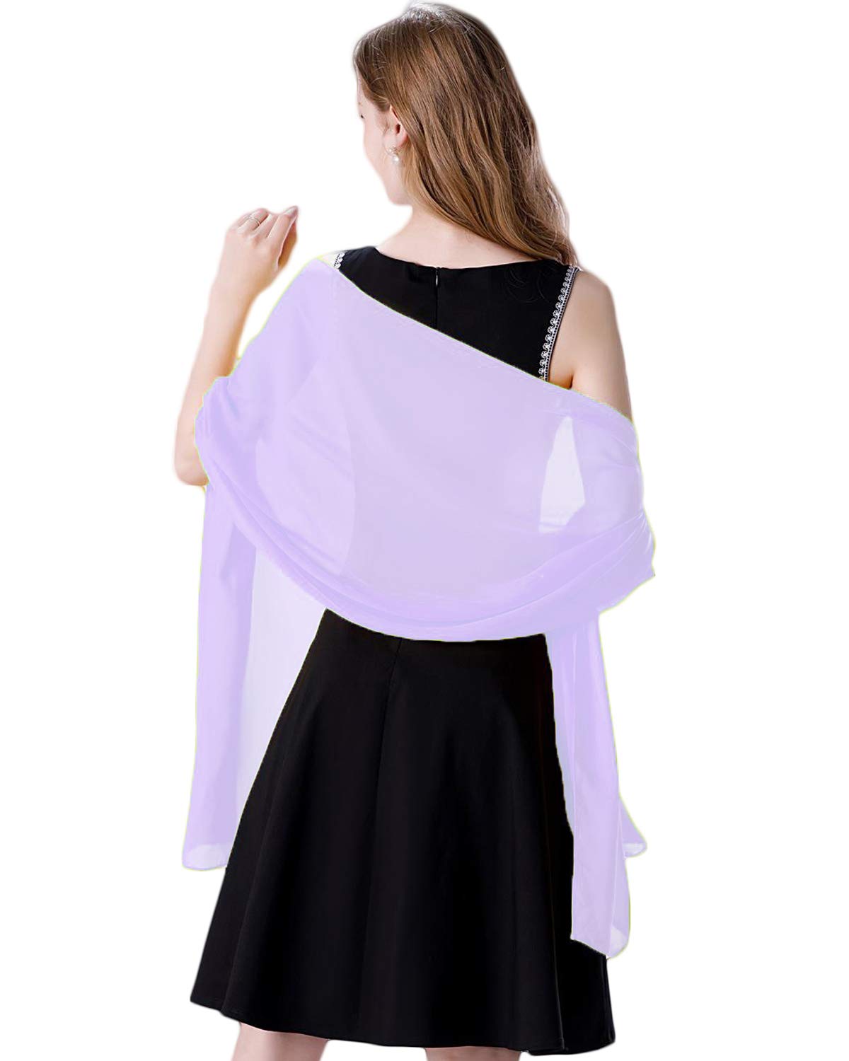 Soft Chiffon Scarve Shawls Wraps for Dresses Women Accessories